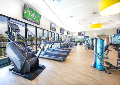 south beach resort fitness room